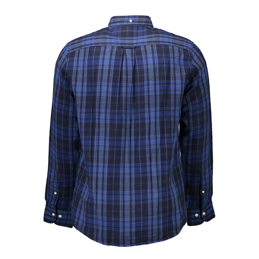 Gant Blu Cotton Men Shirt Gant