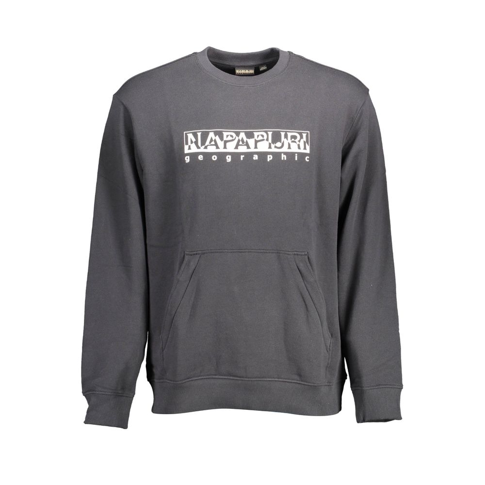 Napapijri Black Cotton Men's Sweatshirt