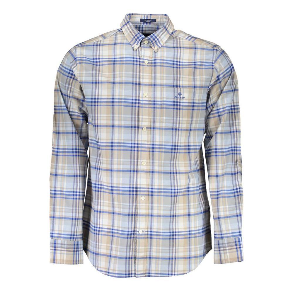 Gant Azzurro Organic Cotton Men Shirt Gant