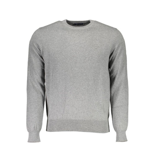 North Sails Grigio Cotton Men Sweater