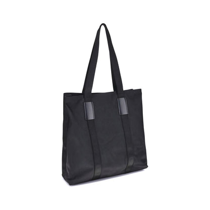 Kiton Black Nylon Handbag