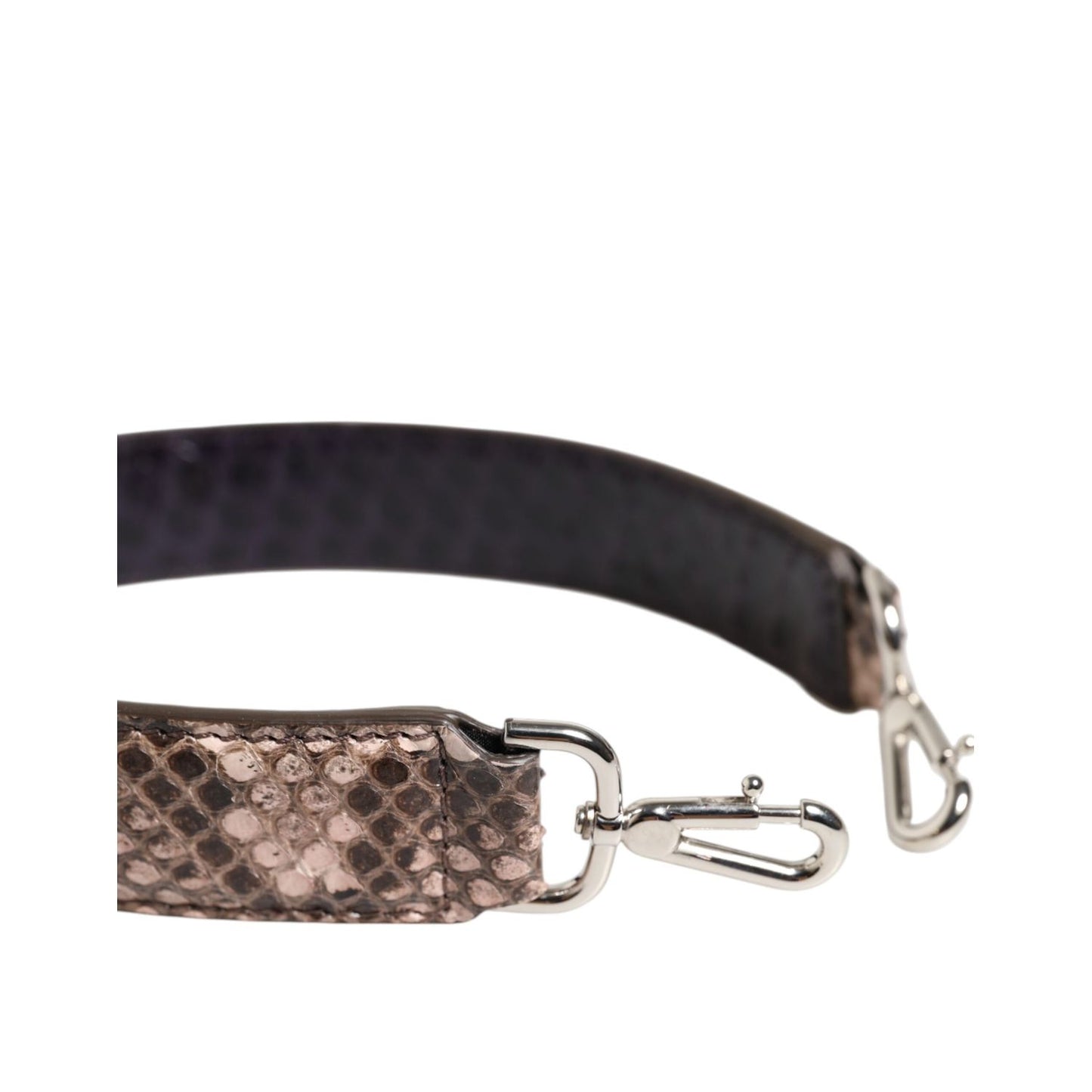 Dolce & Gabbana Brown Exotic Leather Handbag Accessory Shoulder Strap