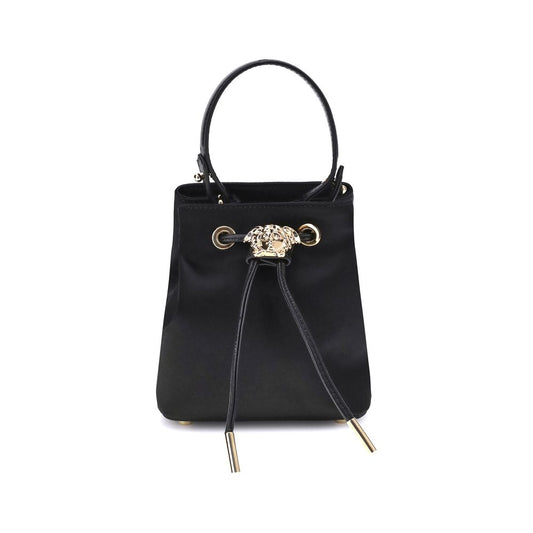 Versace Black Viscose Shoulder Bag Versace