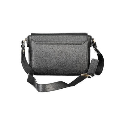 Mario Valentino Nero Poliuretano Woman Shoulder Bag