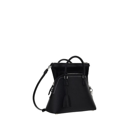 Margiela Black Calf Leather Bos Taurus Handbag Margiela