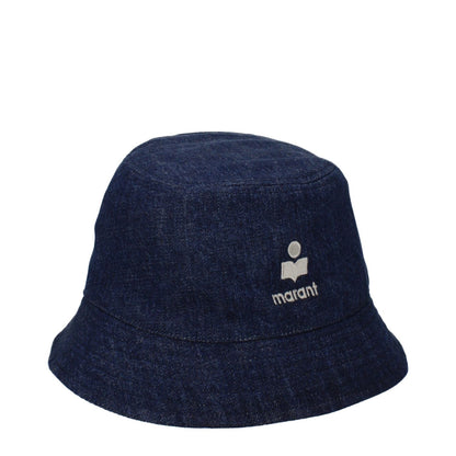 Isabel Marant Blue Cotton Bucket Hat Isabel Marant