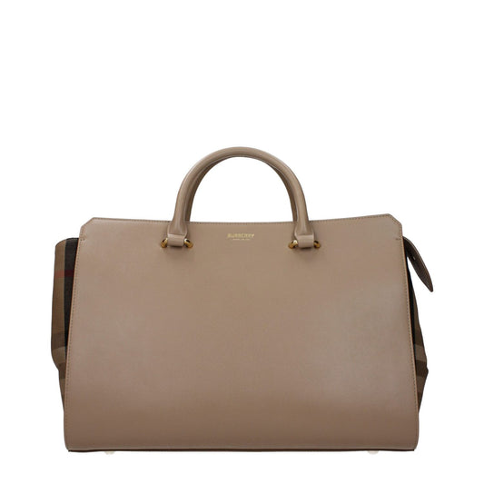Burberry Beige Leather Handbag Burberry