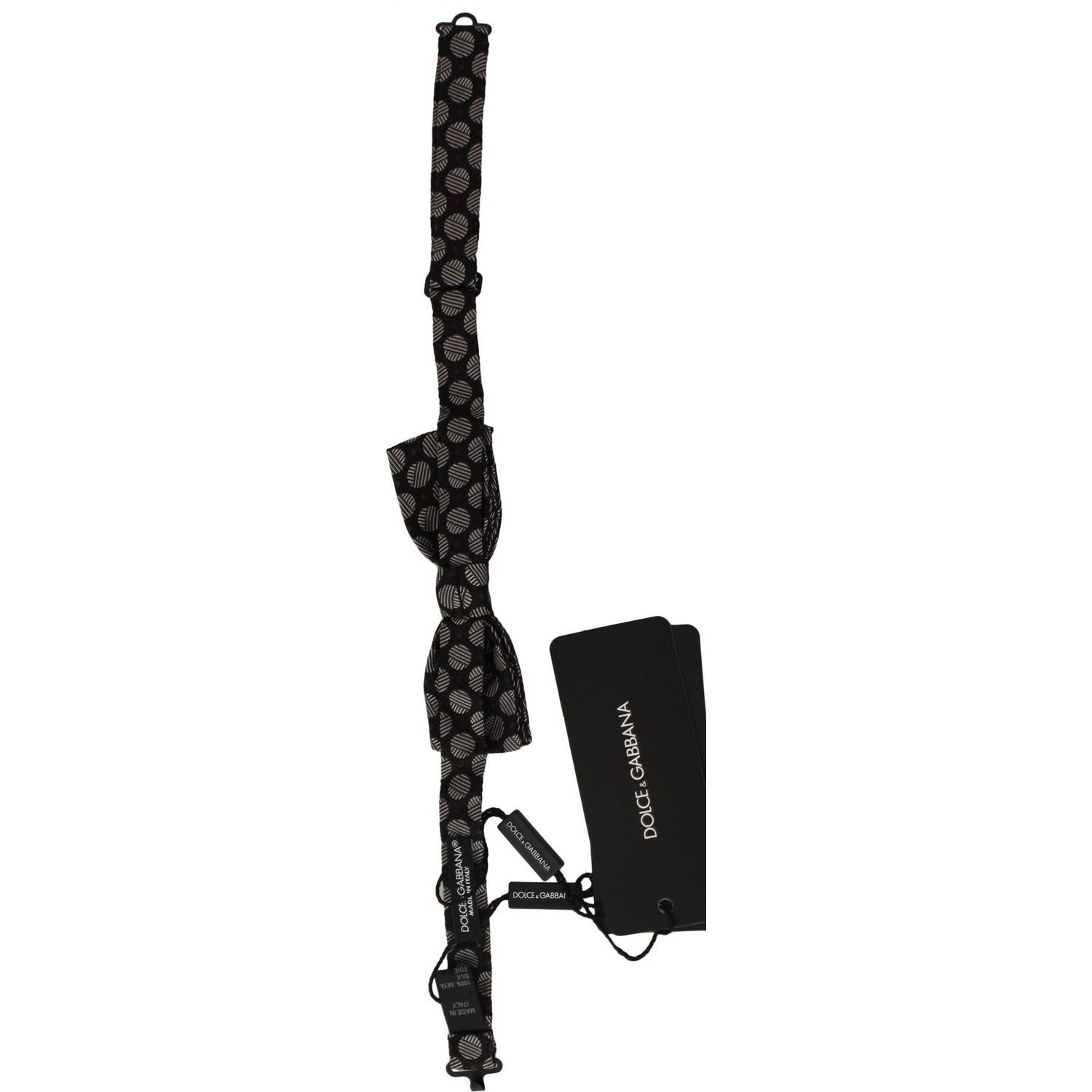 ربطة عنق من الحرير بتصميم أنيق من دولتشي آند غابانا