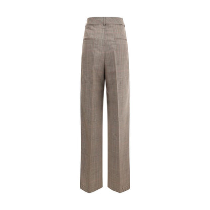 Rohe Beige Fleece Wool Casual Pants Rohe
