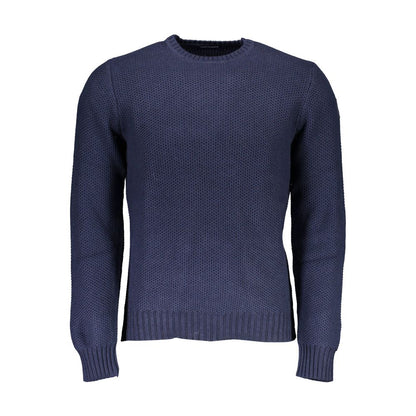 North Sails Blue Cotton Men Sweater