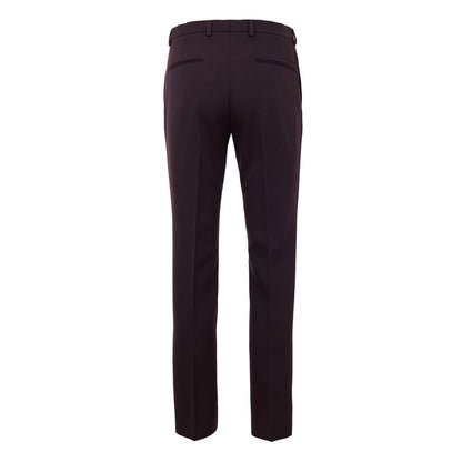 Gucci Bordeaux Wool Dress Pants Gucci