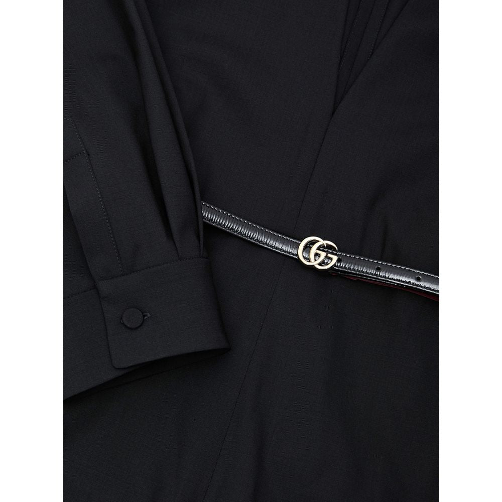 Gucci Black Wool Jumpsuit Gucci