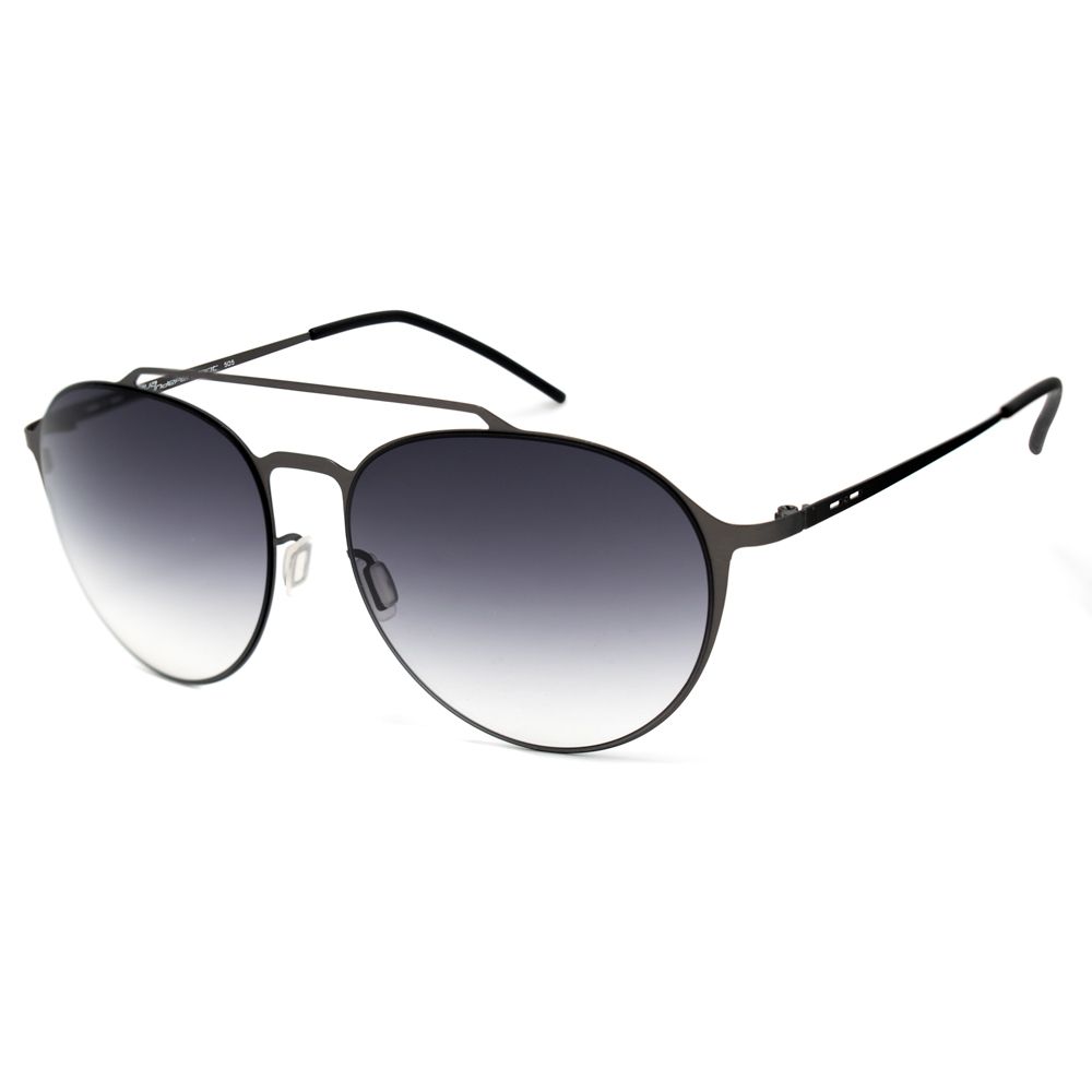 Italia Independent Gray Metal Sunglasses