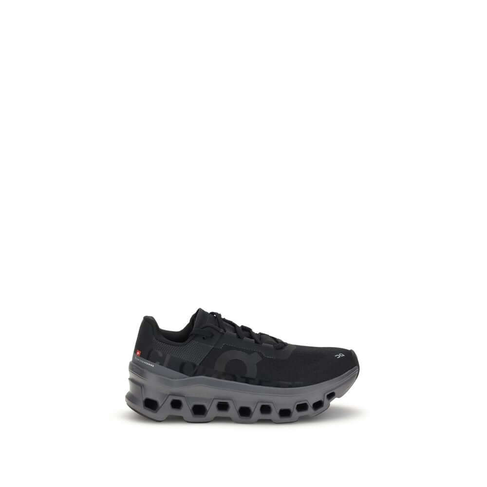 ON Black Polyester Athletic Sneakers ON