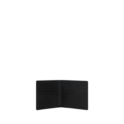 Saint Laurent Black Calf Leather Bos Taurus Wallet