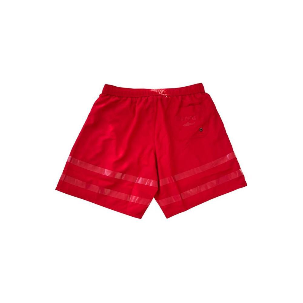 Iceberg Red Polyester Men Swim Short Iceberg