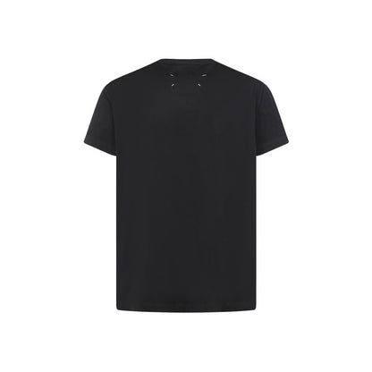 Margiela Black Cotton T-Shirt Margiela