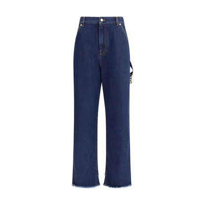 Darkpark Blue Cotton Jeans Denim