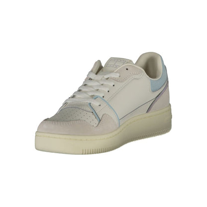 Tommy Hilfiger Bianco Polyurethane Women Sneaker