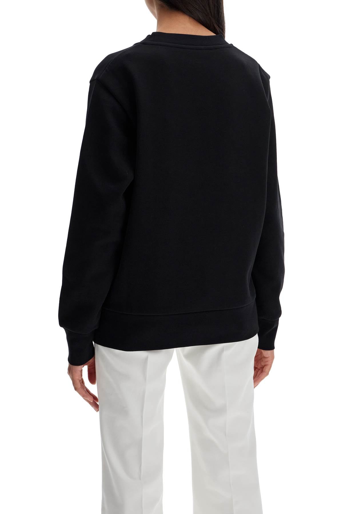 Moncler sweatshirt with rhinestone logo Topwear Moncler