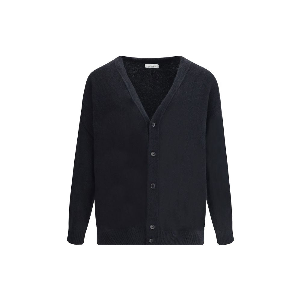 Laneus Black Cashmere Cardigan