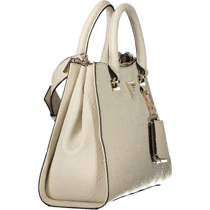 Guess Jeans Beige Polyurethane Women's Handbag