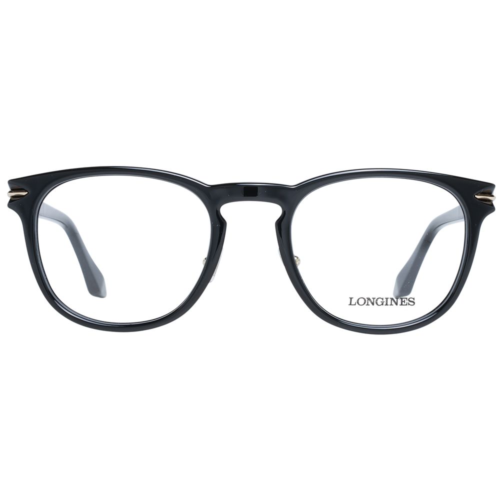 Longines Black Plastic Glasses (Frames)