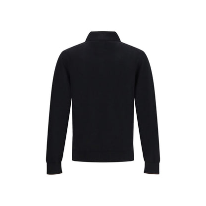 Cruna Black Wool Sweatshirt