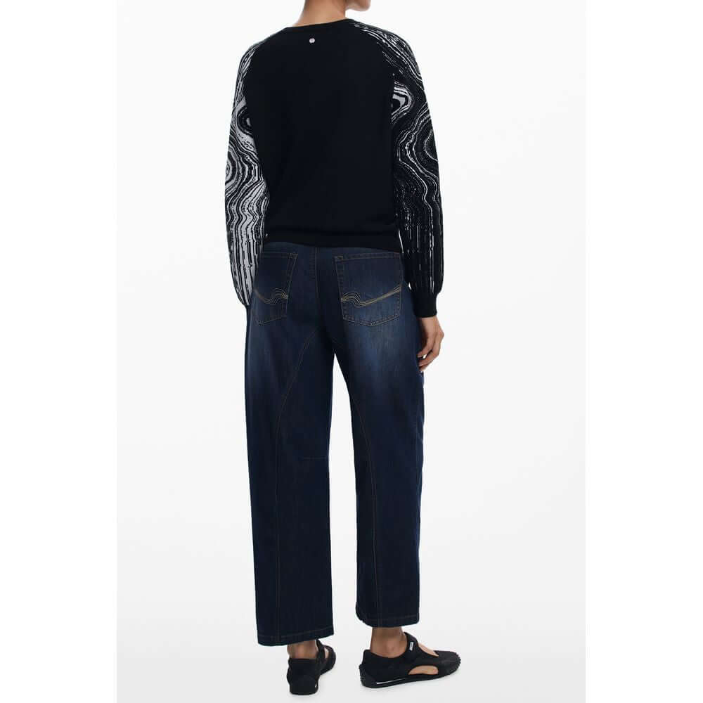 Desigual Black Polyester Women Sweater