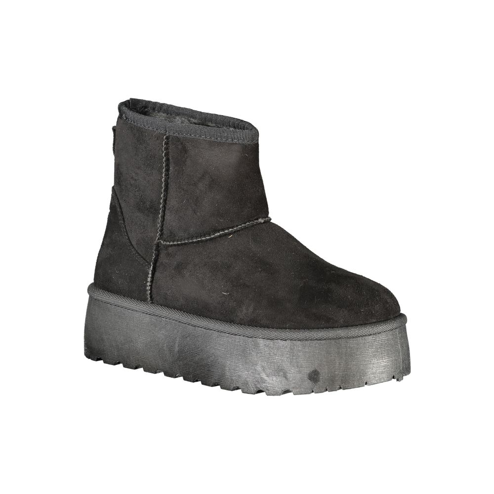 Laura Biagiotti Nero Polyester Womens Boot