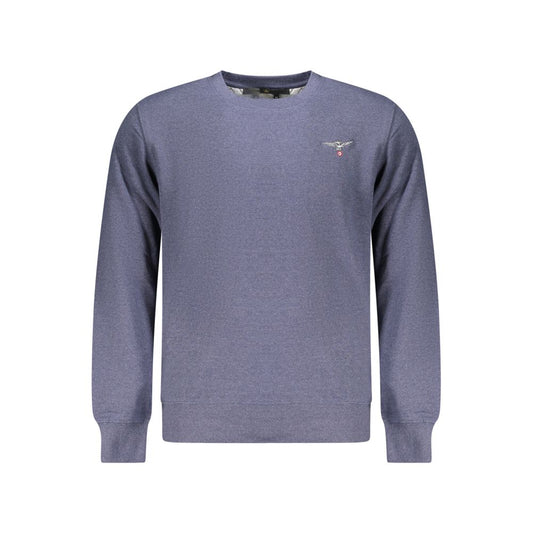 Accademia Militare Blue Cotton Men Sweater