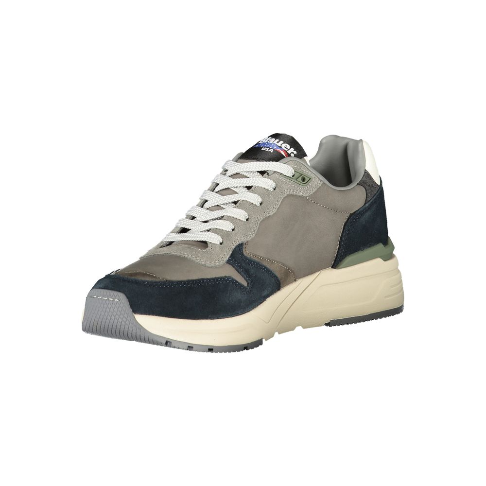 Blauer Grigio Polyurethane Men Sneaker