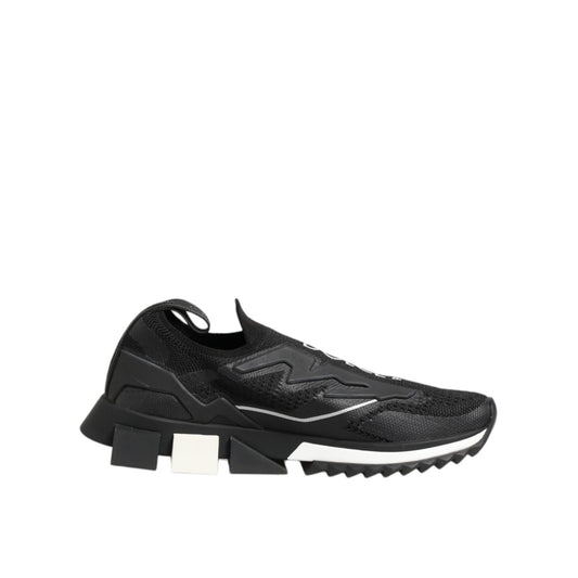 Dolce & Gabbana Black SORRENTO Sport Stretch Sneakers Shoes