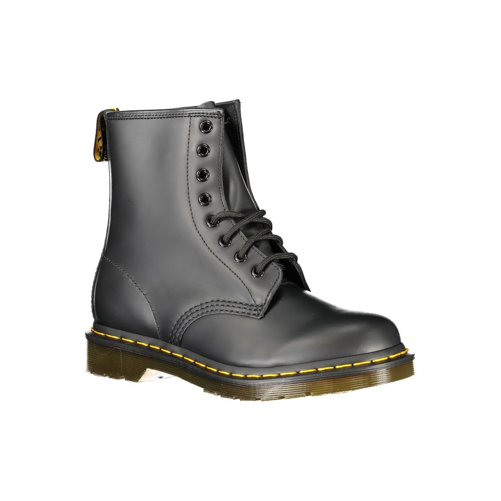 Dr. Martens Black Leather Unisex Ankle Boot