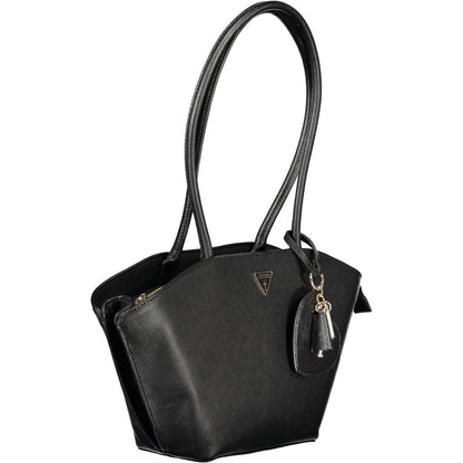 Guess Jeans Black Polyurethane Women's Handbag