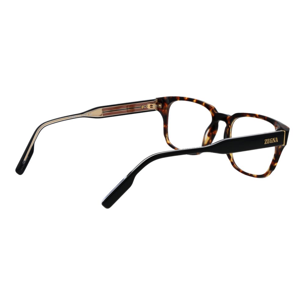 Ermenegildo Zegna Brown Acetate Glasses (Frames)