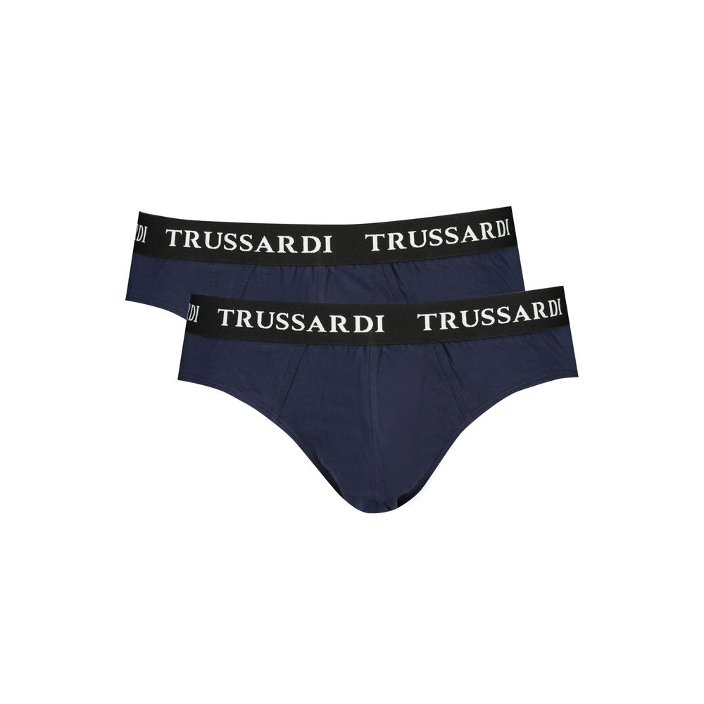 Trussardi Blue Cotton Men Underwear