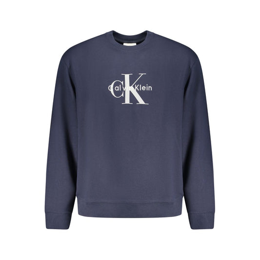 Calvin Klein Blue Cotton Men's Sweatshirt
