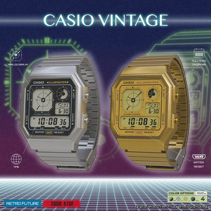 CASIO EU WATCHES Mod. A130WE-1AEF-4