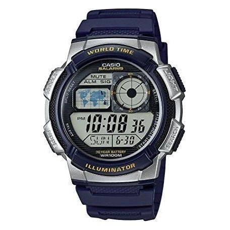 CASIO Mod. WORLD TIME ILLUMINATOR - 5 Alarms, 10 Year battery WATCHES CASIO