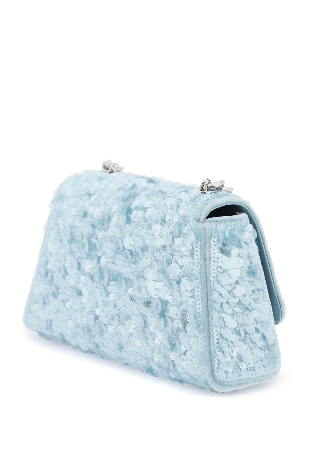 Self-Portrait Self Portrait sequined bow mini shoulder bag Handbag Self-Portrait