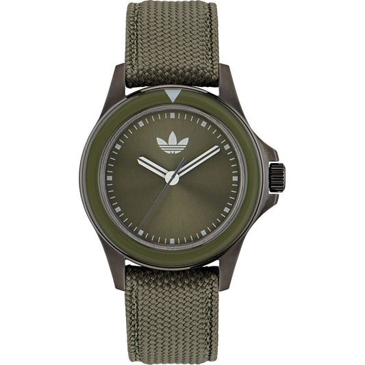 Adidas Green Fabric Dress Watch