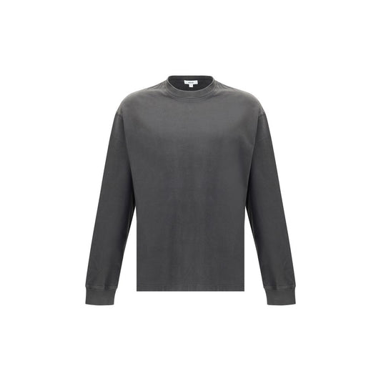 Agolde Gray Cotton Long Sleeve T-Shirt Agolde