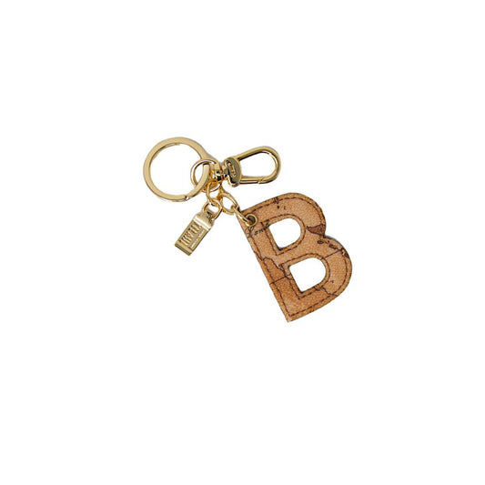 Alviero Martini Prima Classe Beige Cotton Keychain Alviero Martini Prima Classe