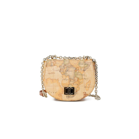 Alviero Martini Prima Classe Beige Leather Handbag Alviero Martini Prima Classe