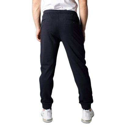 Armani Exchange Blue Viscose Skinny Pants