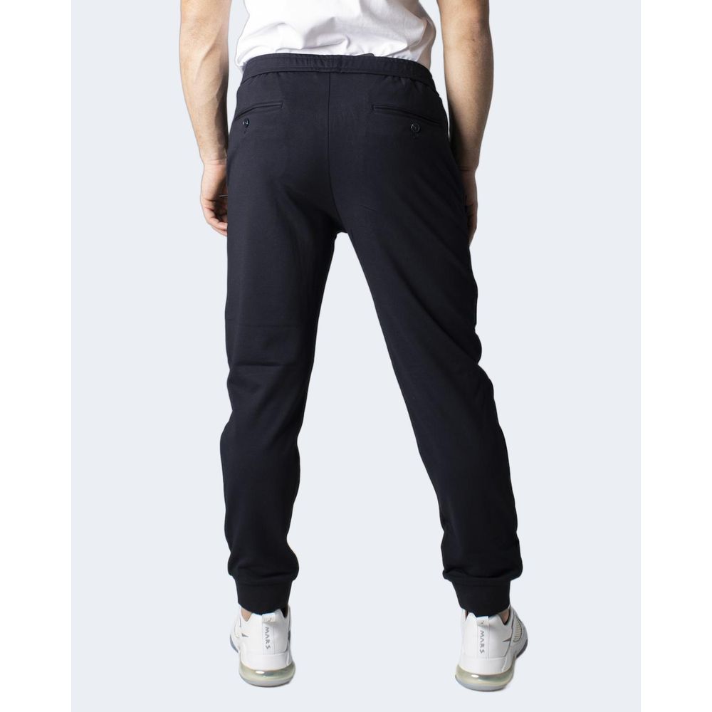 Armani Exchange Blue Viscose Skinny Pants