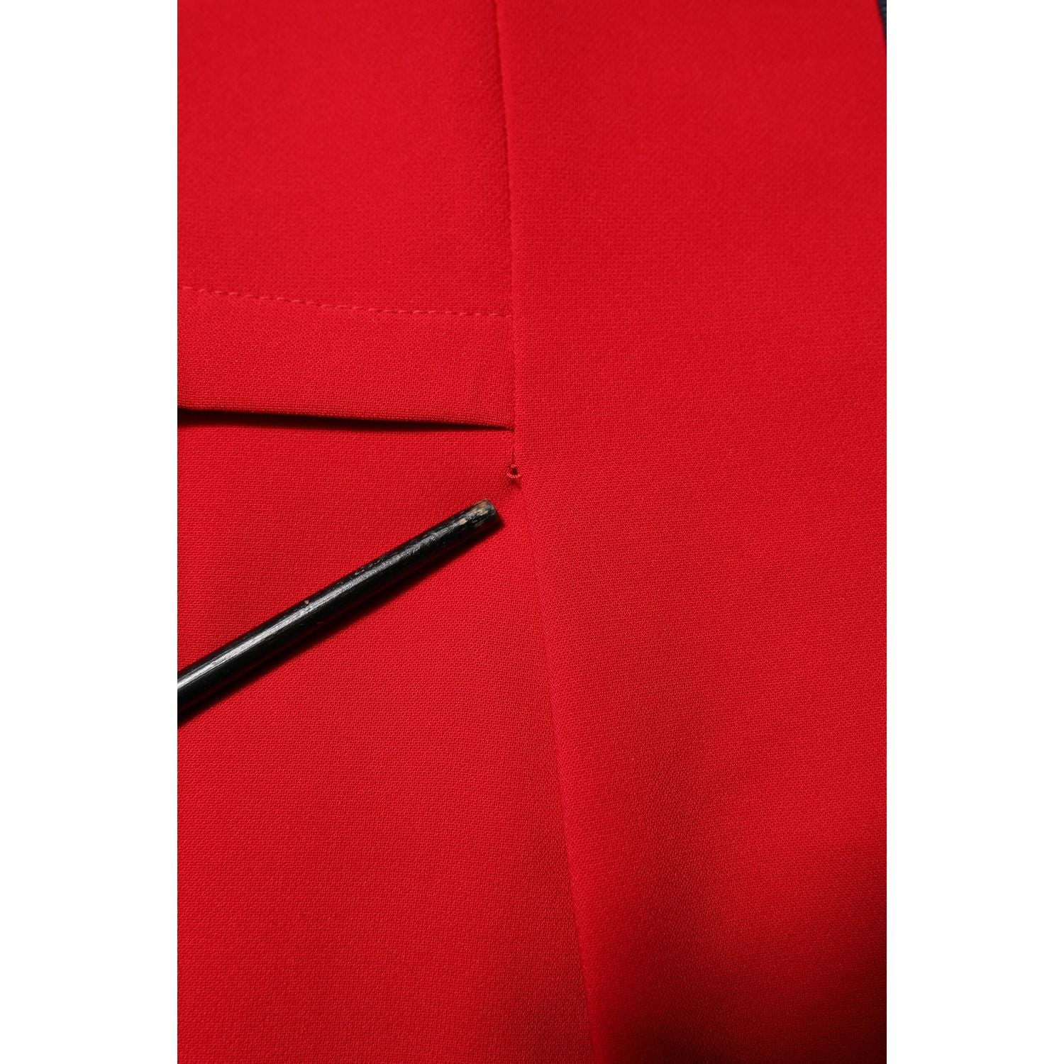 Armani Exchange Red Above Knee Long Sleeves Sheath Dress