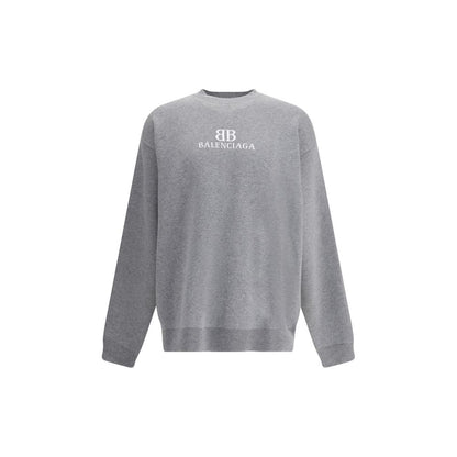 Balenciaga Gray Cotton Sweatshirt