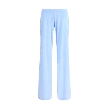 Balenciaga Light Blue Triacetate Casual Pants